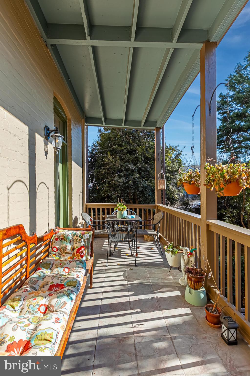 1517 30th Street Northwest, Unit C11 Washington, DC 20007 - Photo 17 of 33 a view of balcony with furniture