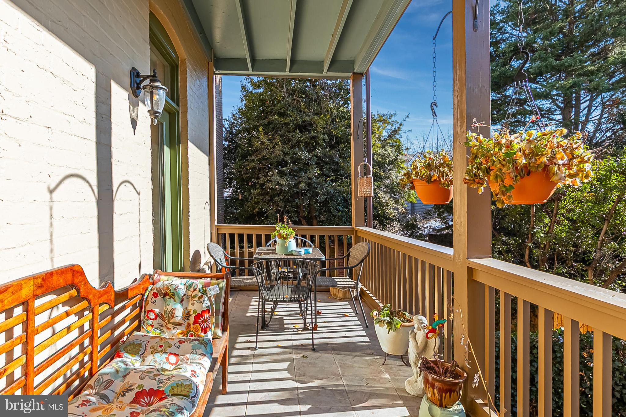 1517 30th Street Northwest, Unit C11 Washington, DC 20007 - Photo 18 of 33 a view of balcony with furniture
