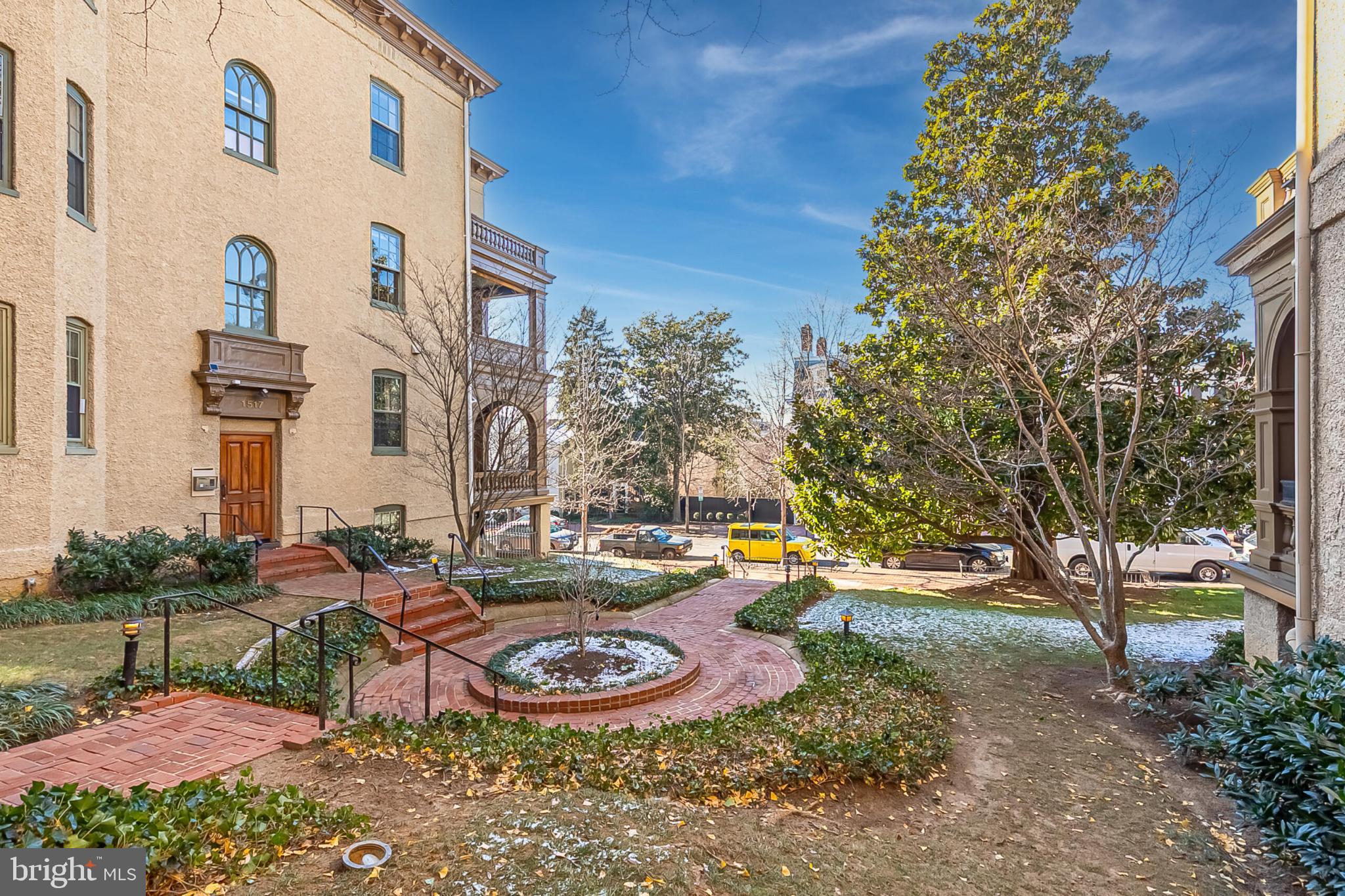 1517 30th Street Northwest, Unit C11 Washington, DC 20007 - Photo 32 of 33 a view of a house with backyard and sitting area