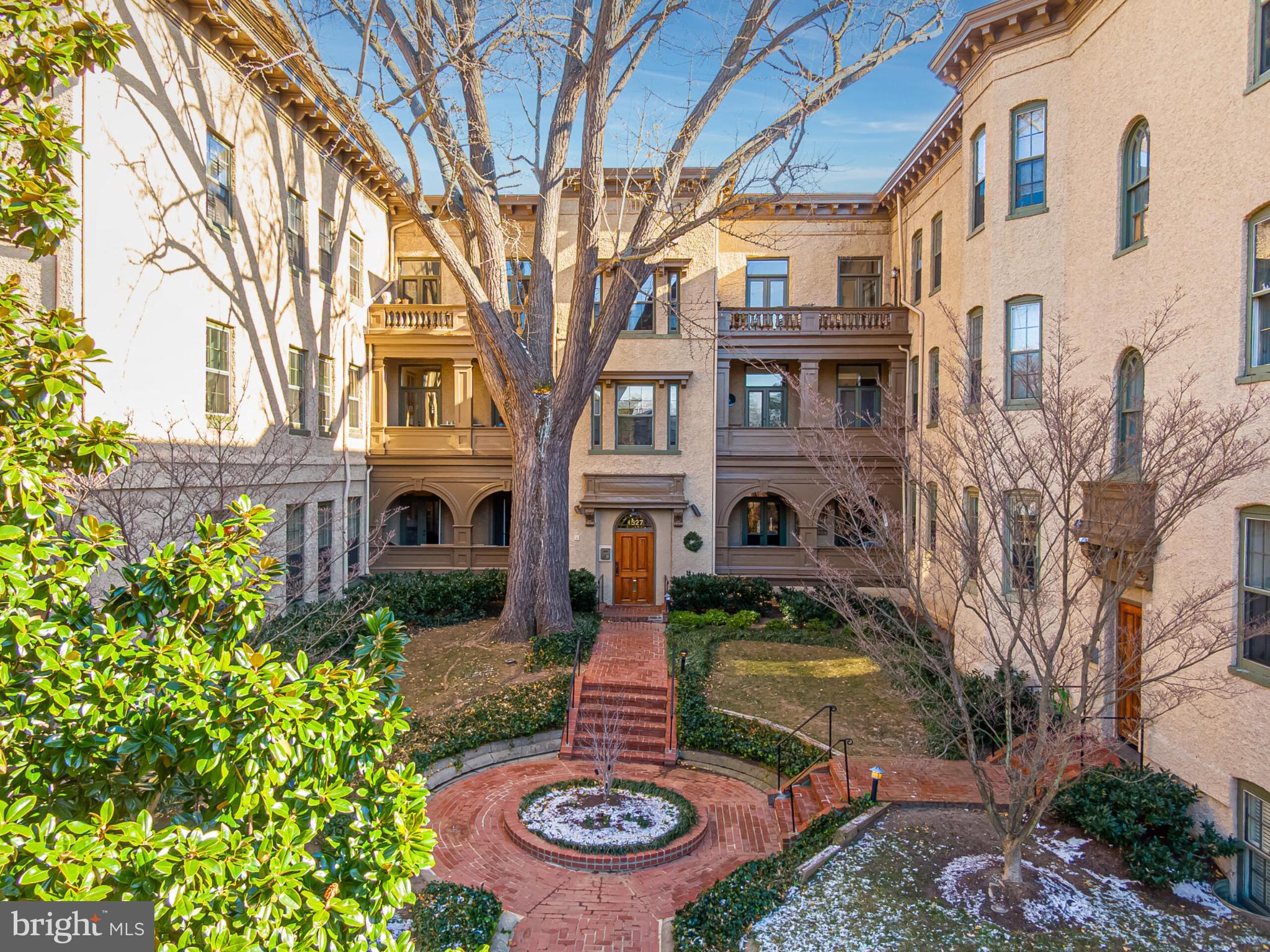 1517 30th Street Northwest, Unit C11 Washington, DC 20007 - Photo 33 of 33 a front view of a house with garden
