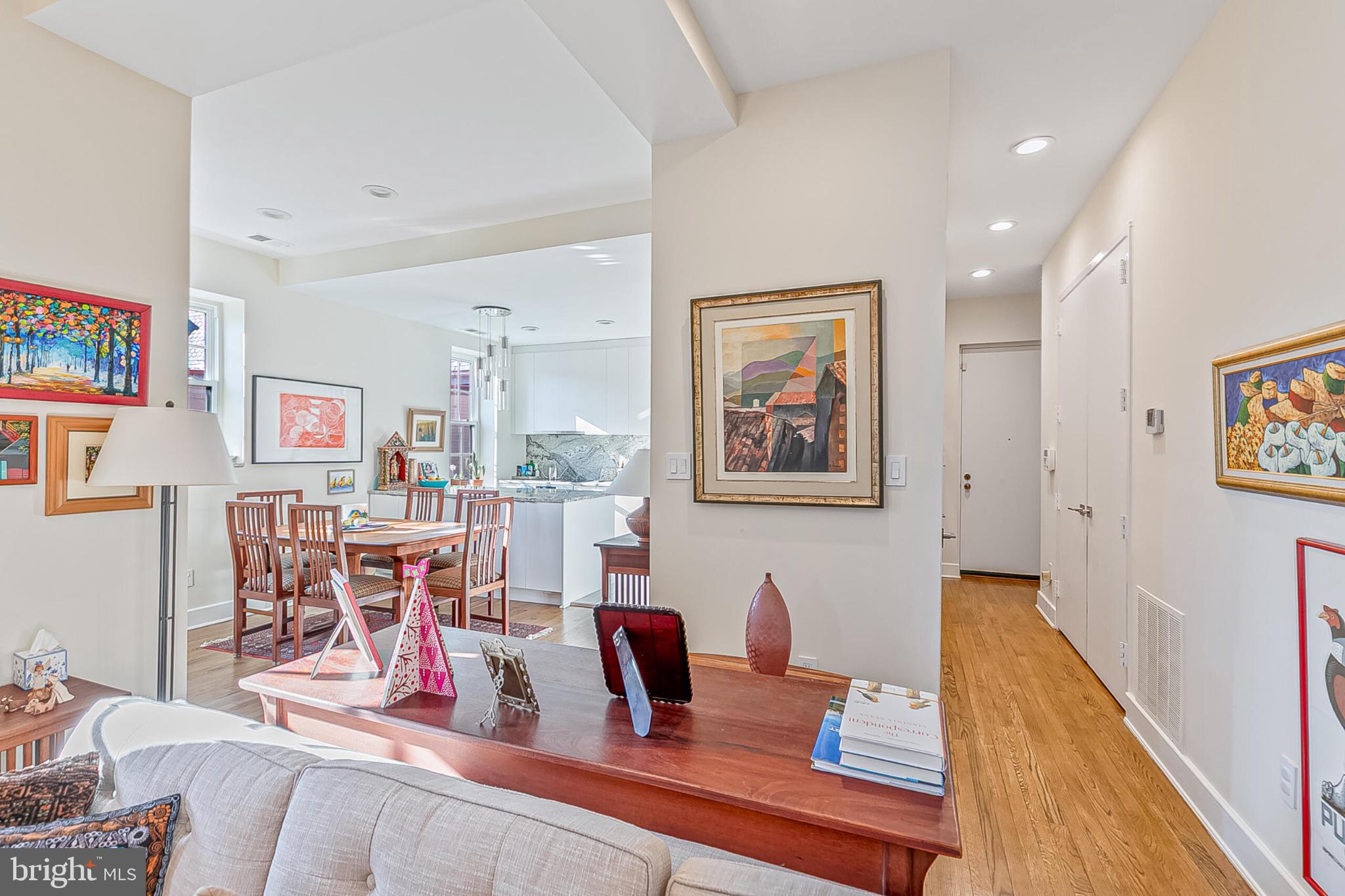 1517 30th Street Northwest, Unit C11 Washington, DC 20007 - Photo 5 of 33 a view of a living room and dining room