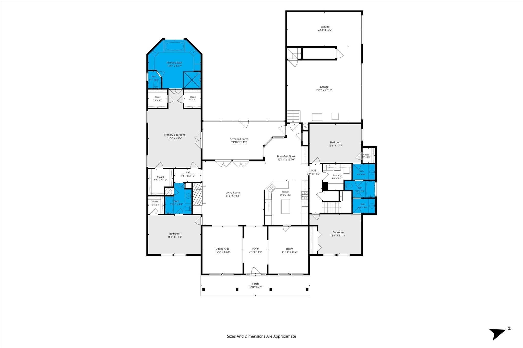 136 Old Mill Road Fairhope, AL 36532 - Photo 36 of 36 Floor plan