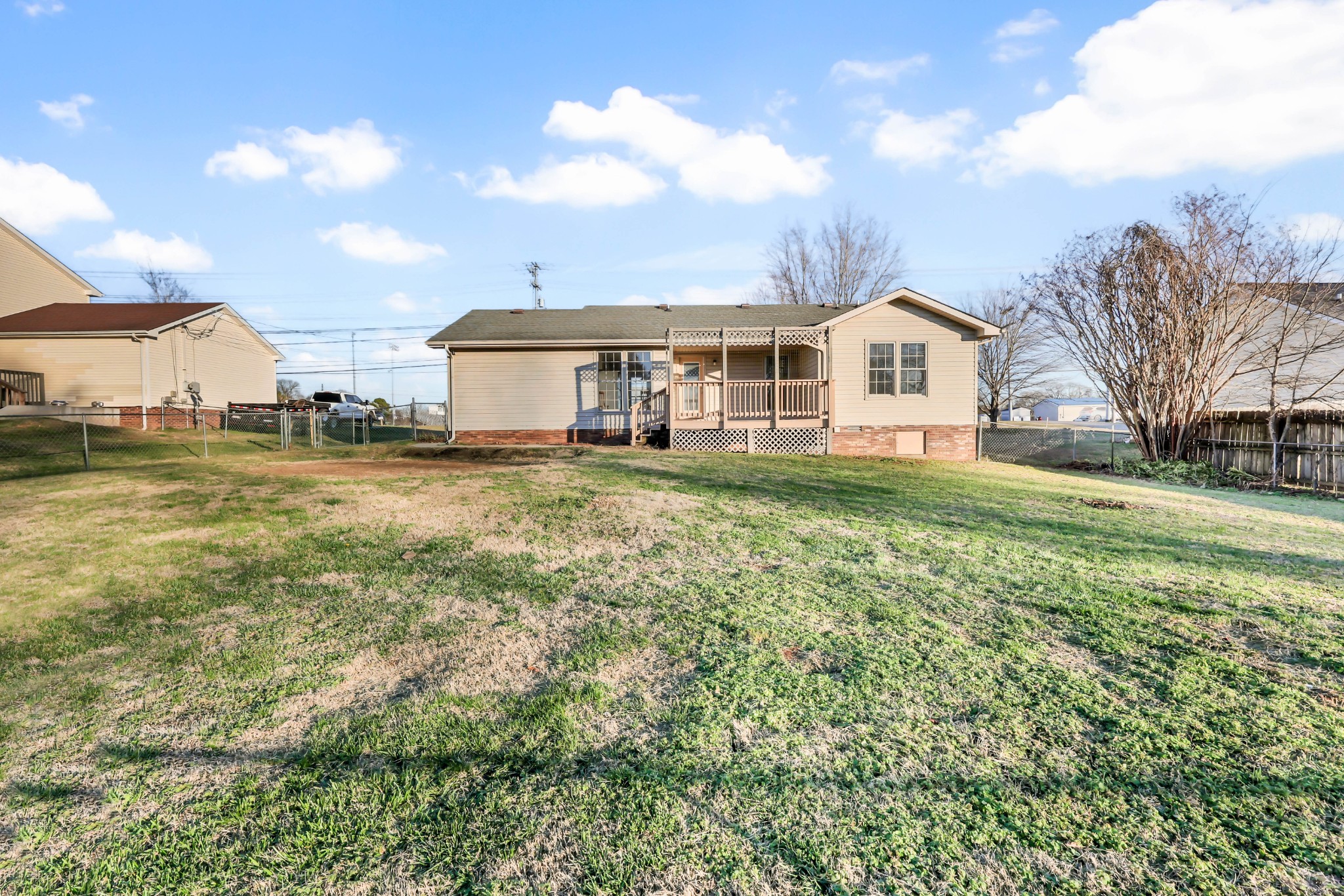 3708 Trenton Road Clarksville, TN 37042 - Photo 33 of 35 a view of a house with a big yard and large trees