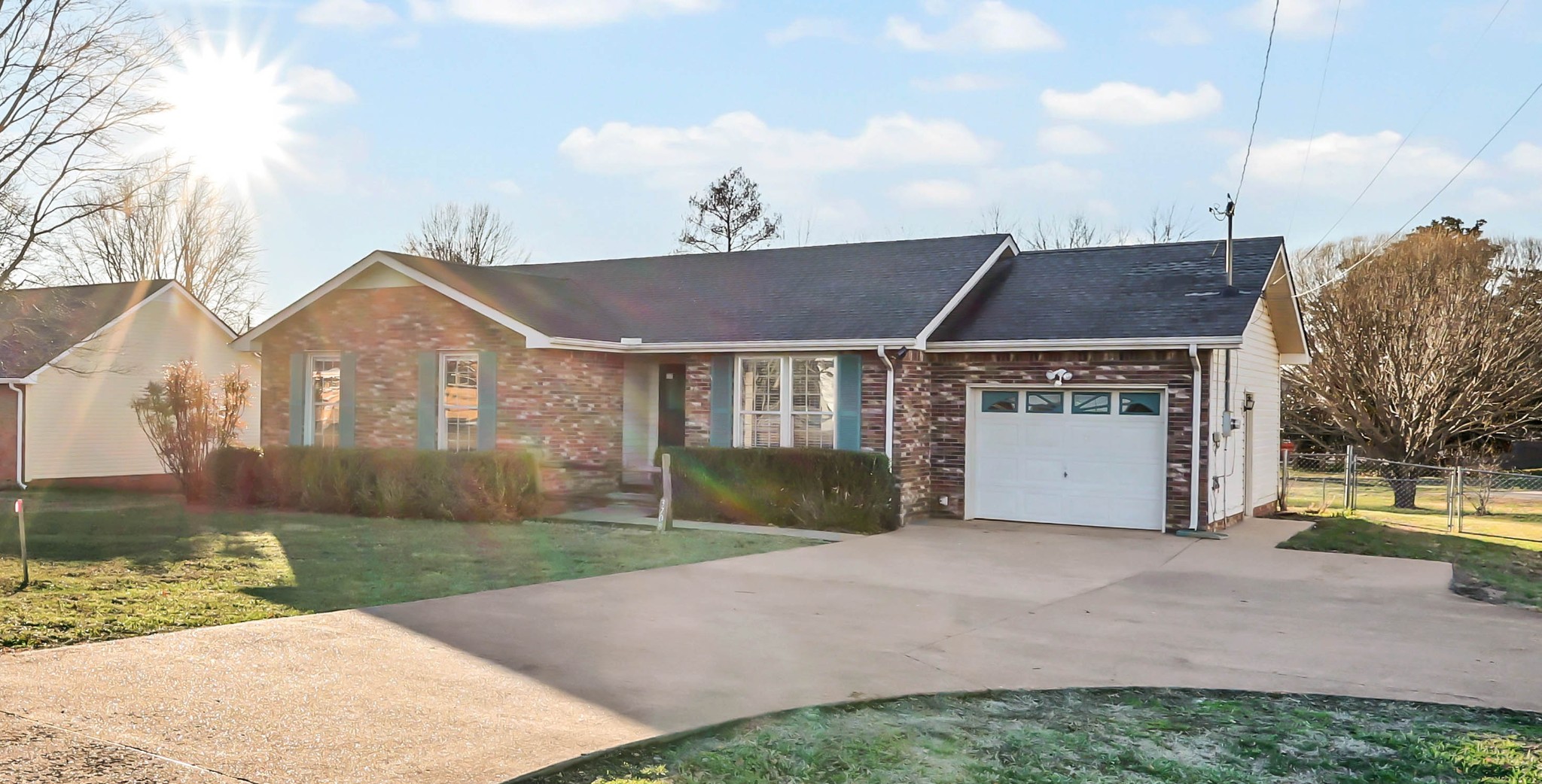 3708 Trenton Road Clarksville, TN 37042 - Photo 4 of 35 a front view of a house with a yard and garage