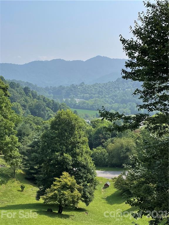 44 Emerald Mountain Road Clyde, NC 28721 - Photo 31 of 33 a view of a lush green hillside and houses