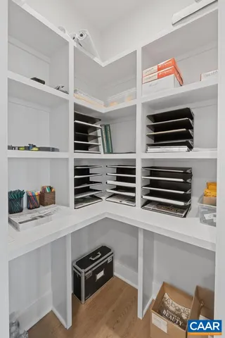 a view of storage and utility room