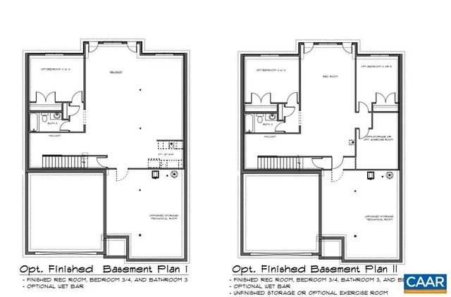 a picture of a bathroom with a refrigerator and a picture on the wall