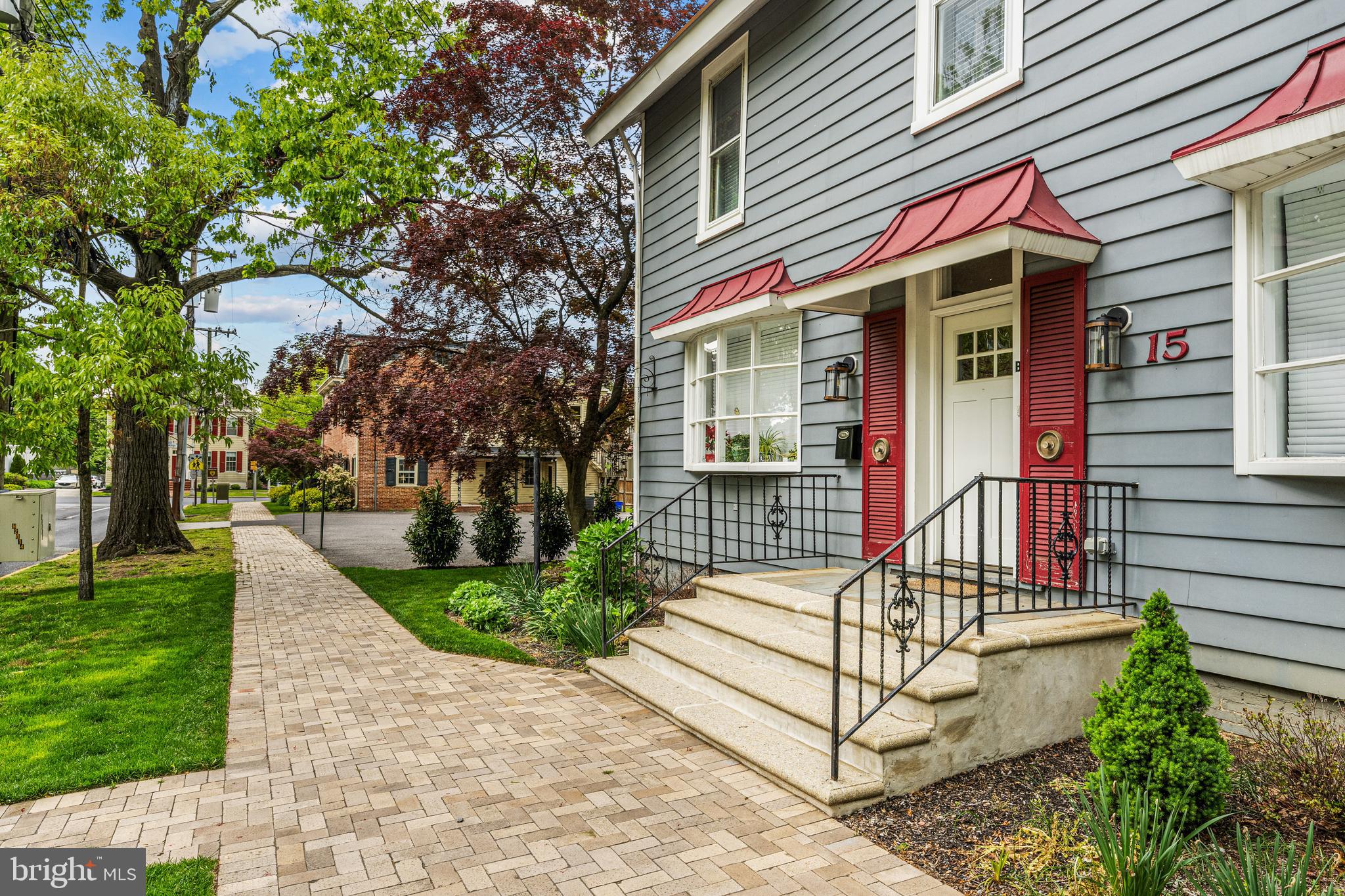 15 A Potter Street Haddonfield, NJ 08033 - Photo 11 of 11 a front view of a house with a garden