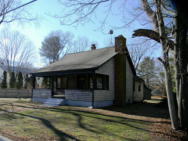 412 Sowams Road Barrington, RI 02806 - Photo 2 of 22 Exterior Front. 1924 Bungalow..3/4 acre,fireplace,large front porch,detached garage