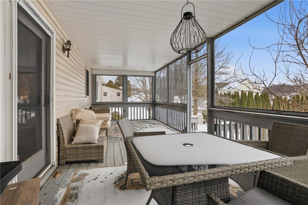 202 Holyoke Road Butler, PA 16001 - Photo 41 of 49 a balcony view with a table and chairs