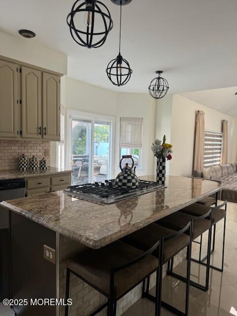 4 Coral Drive Howell, NJ 07731 - Photo 15 of 47 a kitchen with granite countertop a table chairs a stove dining table and chairs