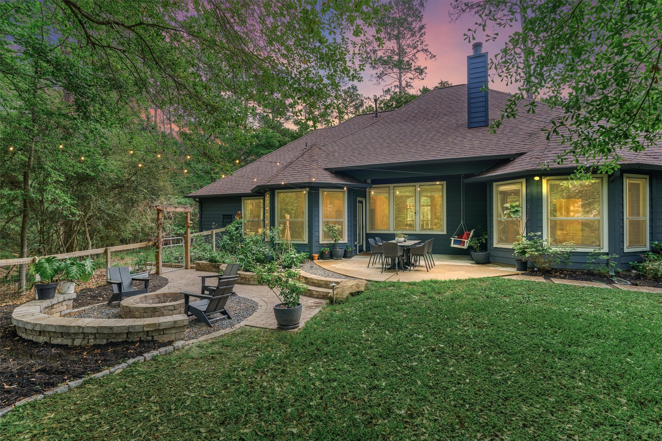 16727 Boothill Road Stagecoach, TX 77355 - Photo 30 of 44 Ultimate peace and privacy in this park-like backyard setting!