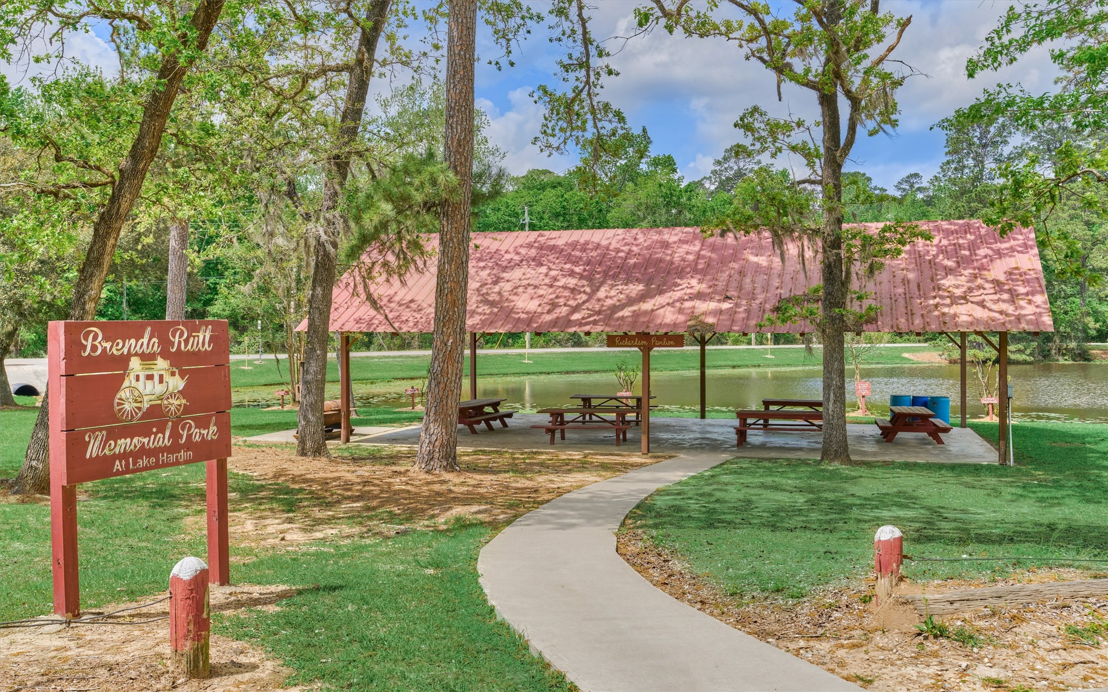 16727 Boothill Road Stagecoach, TX 77355 - Photo 36 of 44 Brenda Rutt Memorial Park at Lake Hardin offers a beautiful waterfront retreat in Stagecoach Farms!