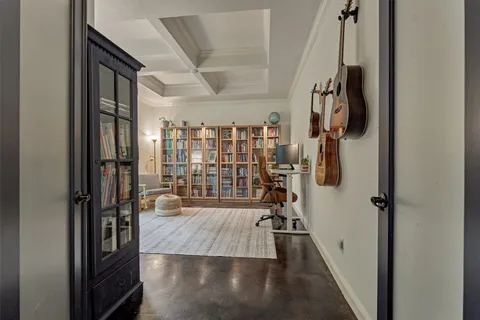 a view of a living room