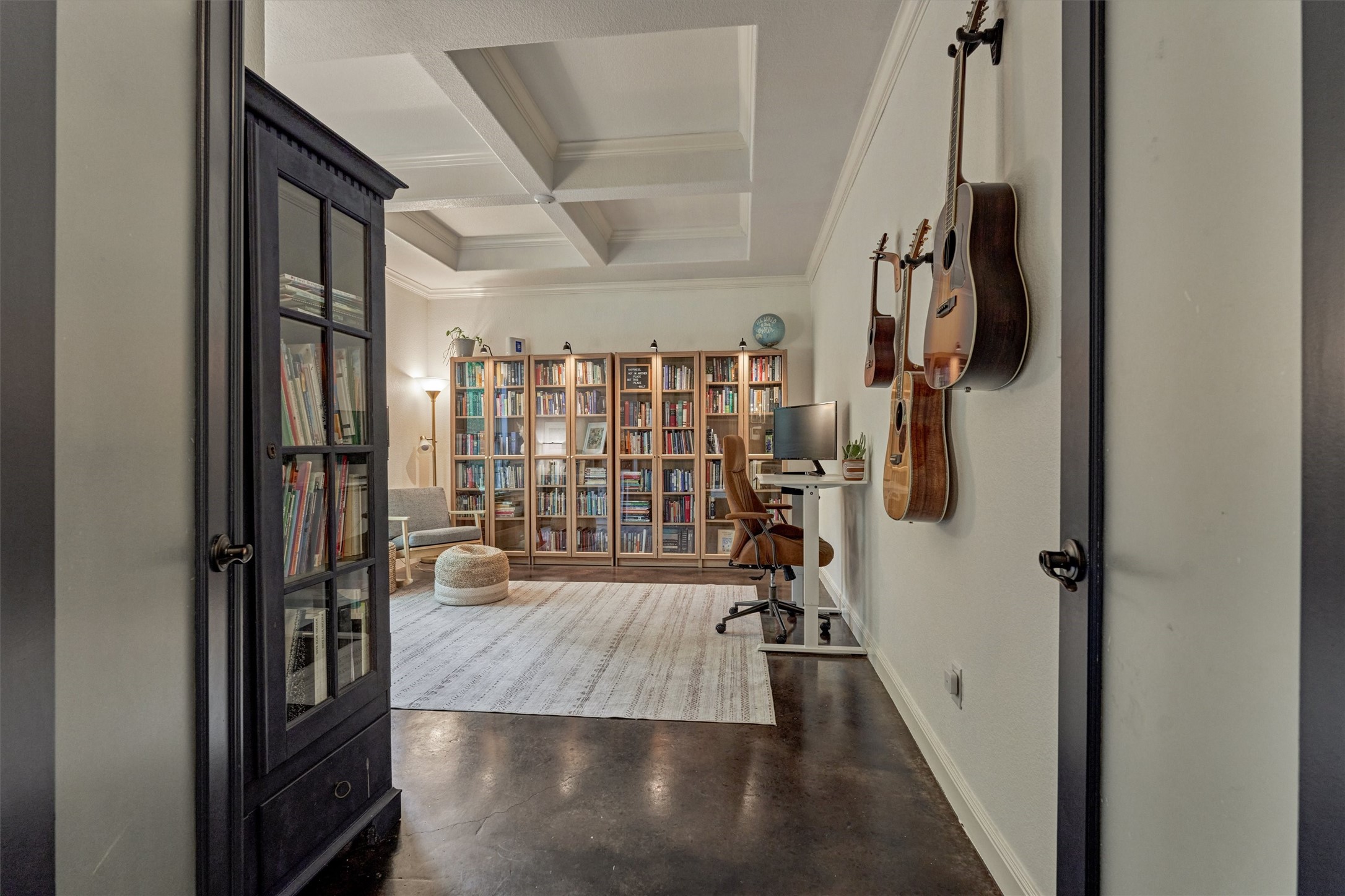 16727 Boothill Road Stagecoach, TX 77355 - Photo 8 of 44 Enclose home office is truly private and impressive!