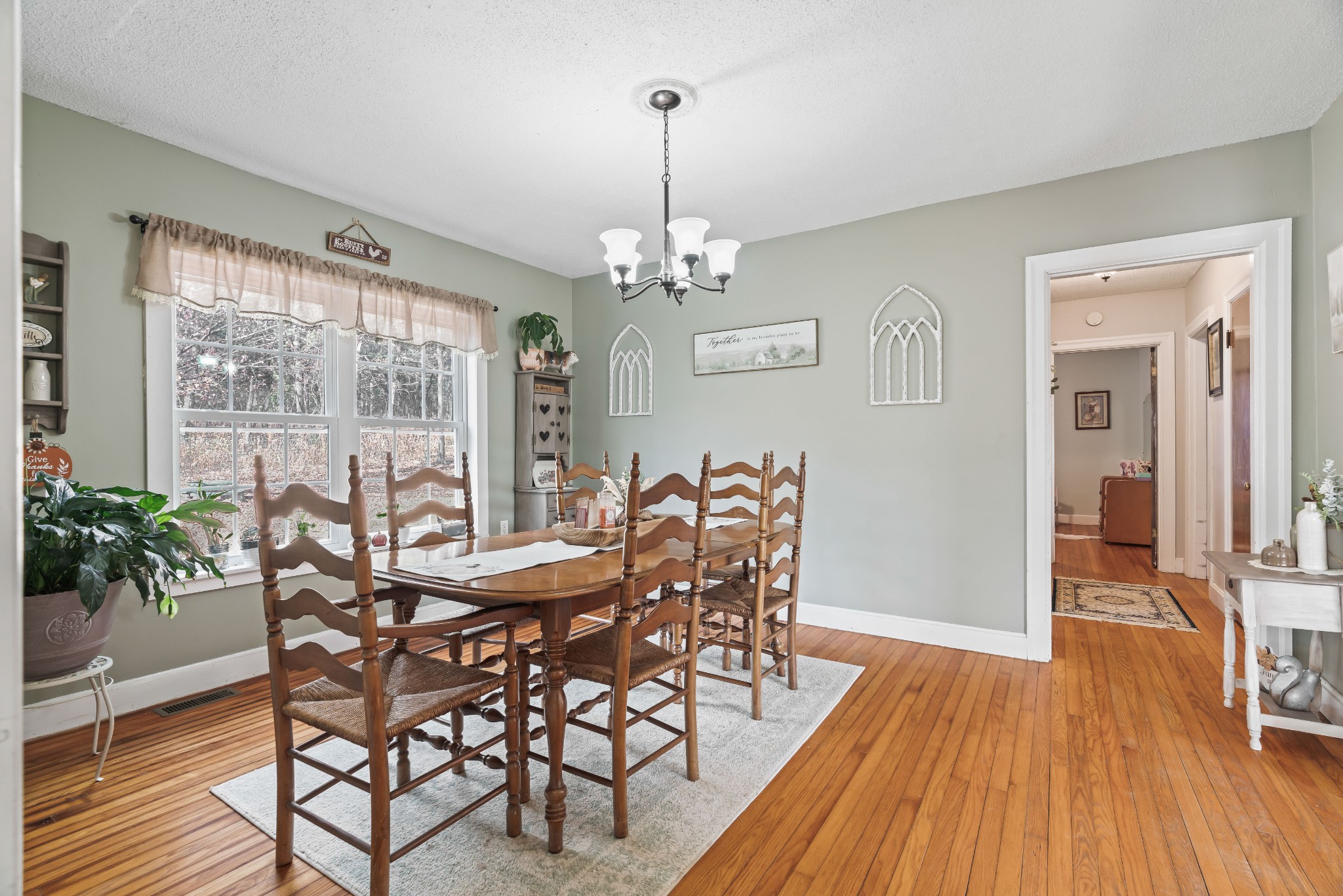 345 Wabash Road Mulberry, TN 37359 - Photo 13 of 63 a view of a dining room with furniture window and wooden floor