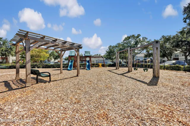 a view of a lake with a sitting space