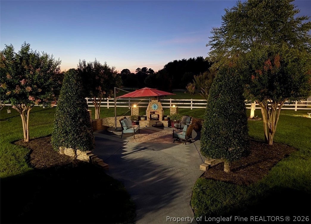 2561 Rodeo Drive Linden, NC 28356 - Photo 47 of 48 Pictures of the property evening