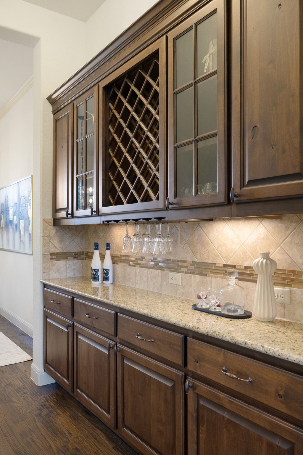 5804 Davenport Divide Road Austin, TX 78738 - Photo 16 of 40 a kitchen with stainless steel appliances granite countertop white cabinets and sink