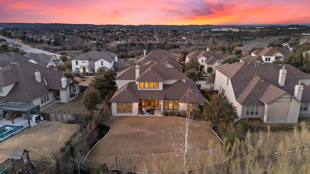 5804 Davenport Divide Road Austin, TX 78738 - Photo 35 of 40 a view of a city with mountains in the background