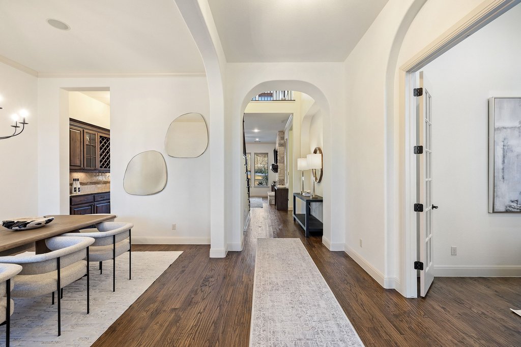 5804 Davenport Divide Road Austin, TX 78738 - Photo 4 of 40 a very nice looking room with wooden floor