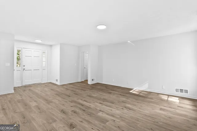 a view of an empty room