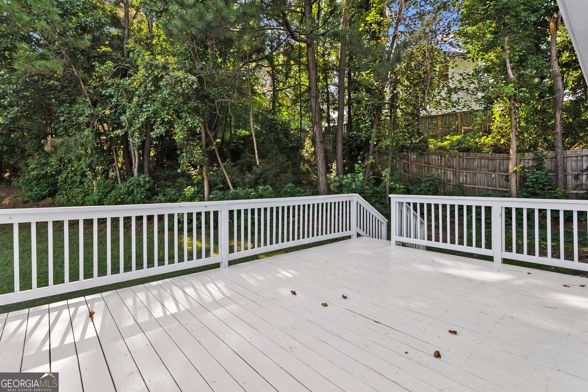 3620 Knoll Crest Trail Buford, GA 30519 - Photo 39 of 47 a view of deck with a garden