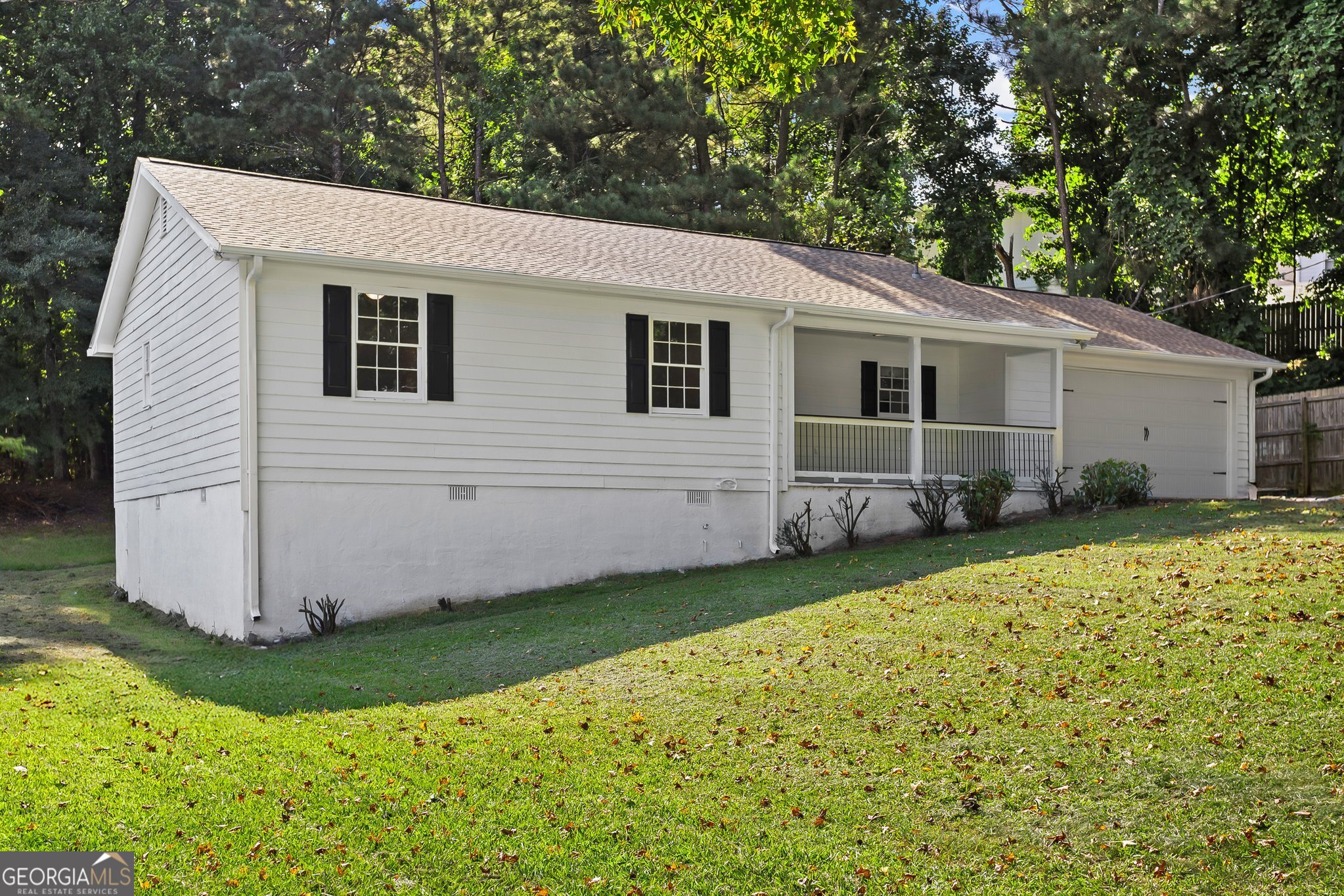 3620 Knoll Crest Trail Buford, GA 30519 - Photo 45 of 47 a view of a back yard of the house
