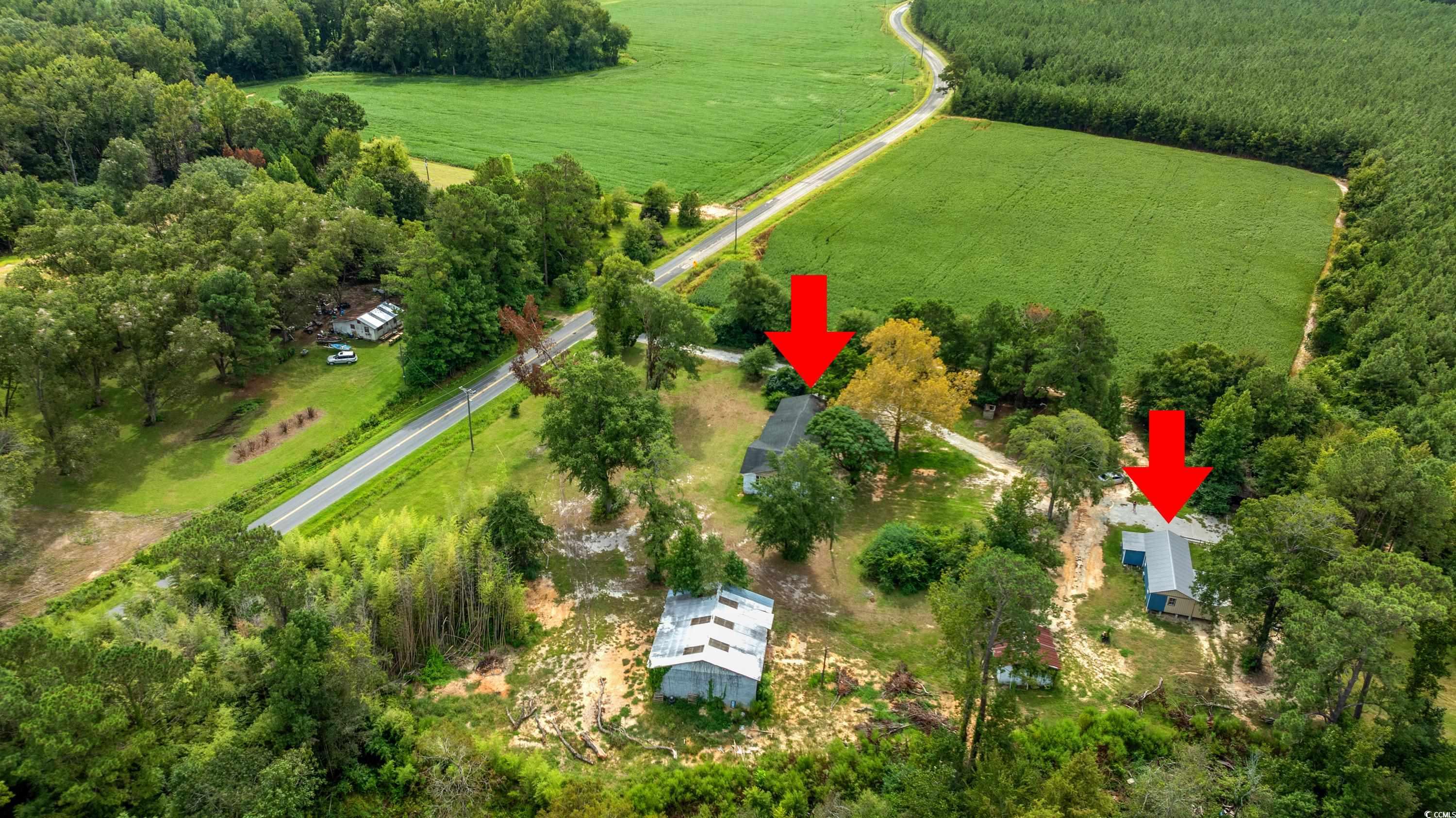 476 Live Oak Church Road Loris, SC 29569 - Photo 39 of 39 Aerial view featuring a rural view
