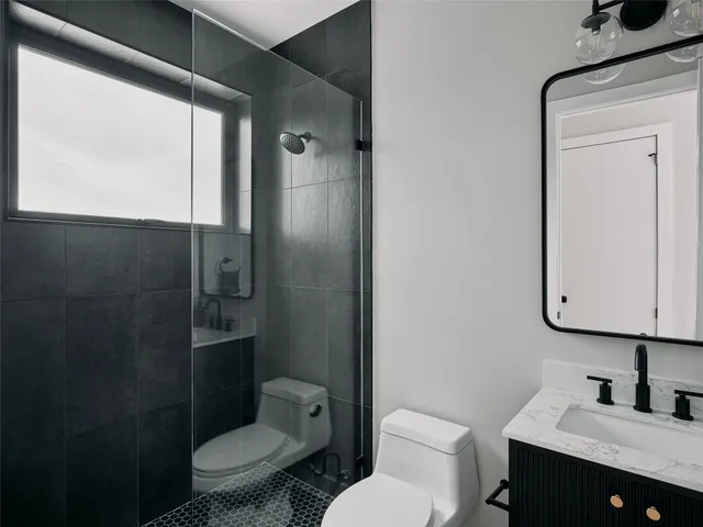 a view of a balcony from door