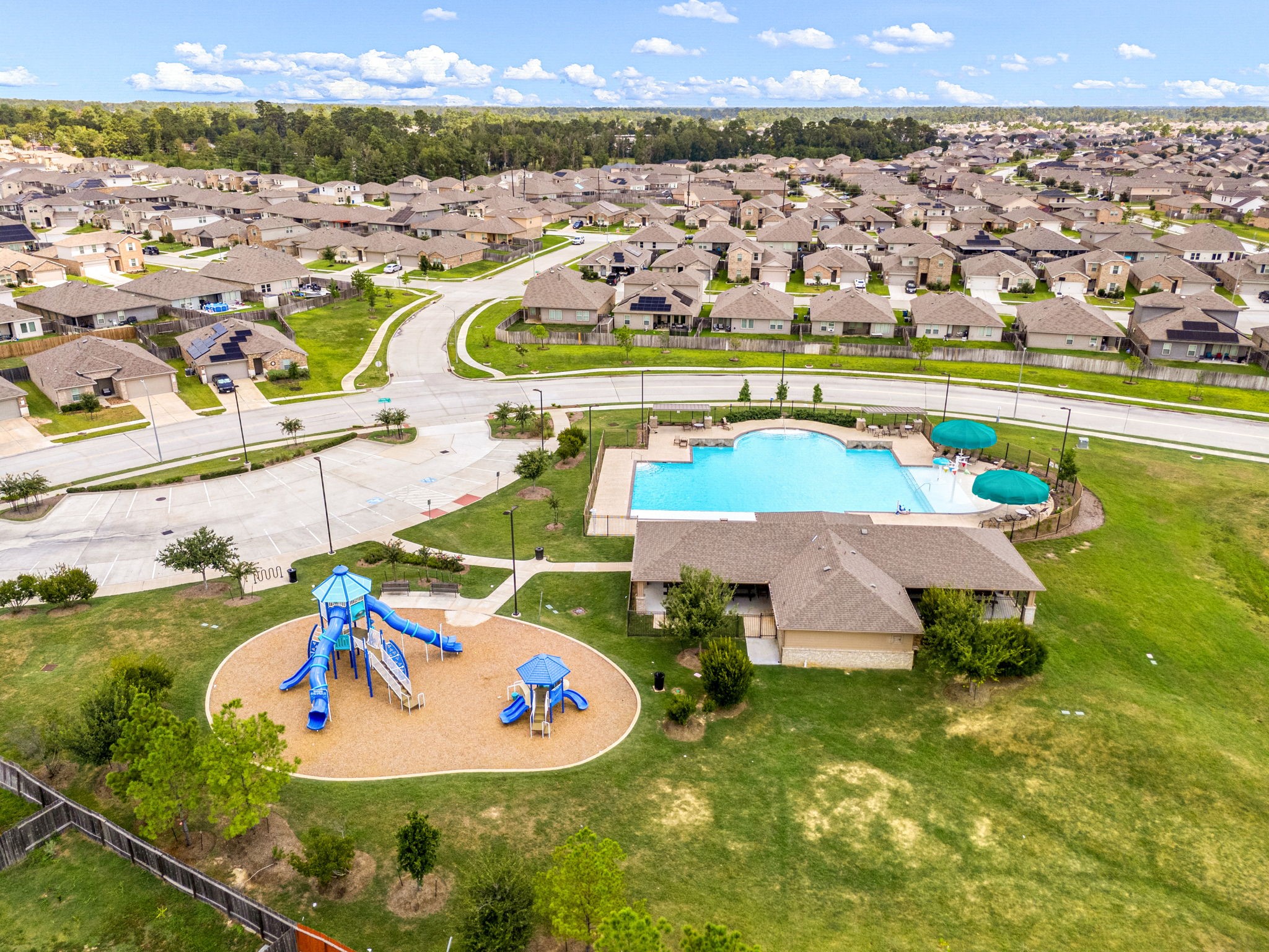 23119 Rivercane Shadow Trail Spring, TX 77373 - Photo 29 of 29 a view of a swimming pool