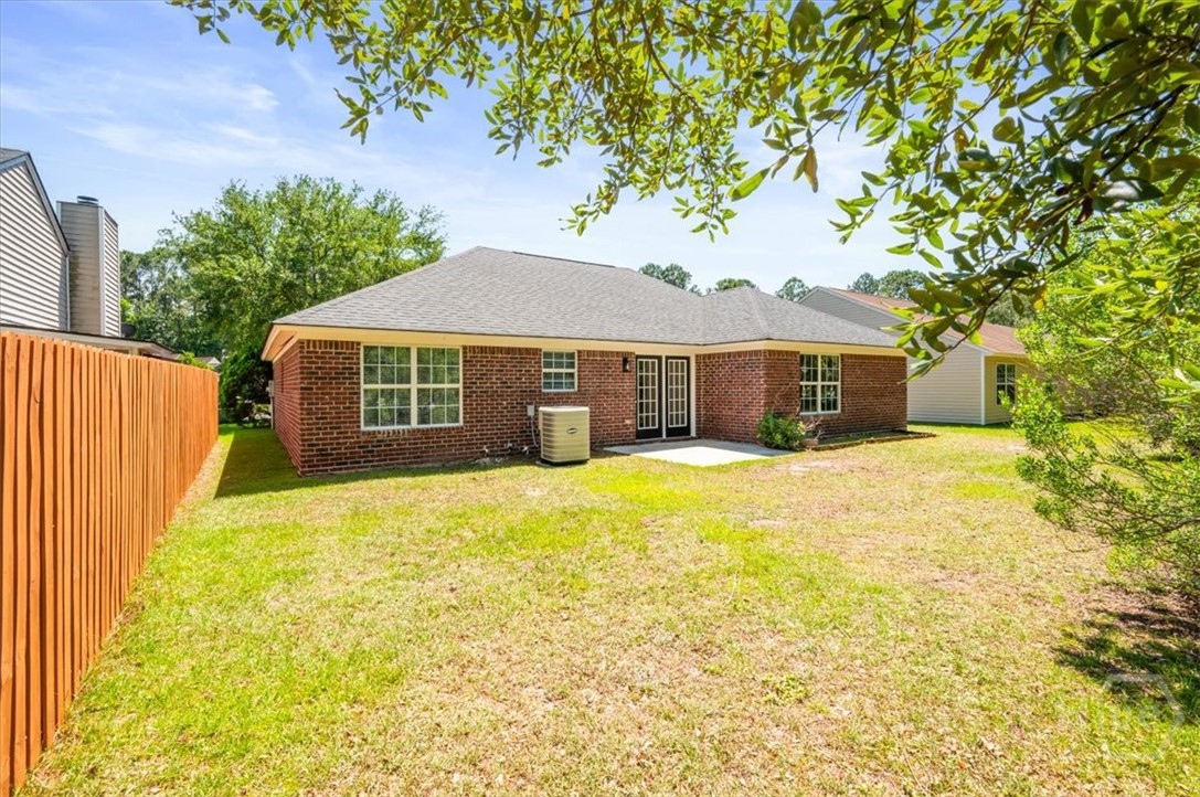 24 Stalwick Drive Pooler, GA 31322 - Photo 30 of 34 Partially fenced back yard.