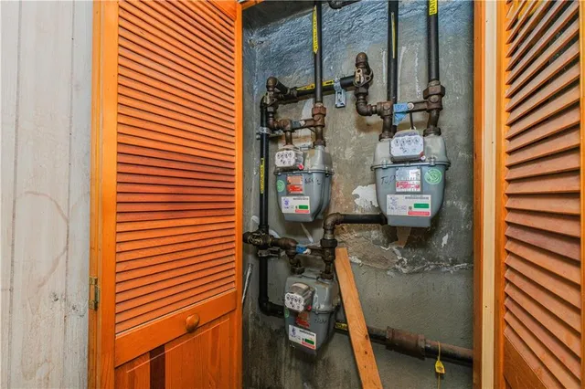 a view of water heater room