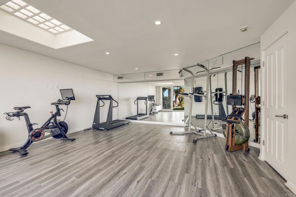 1904 Via Casa Alta La Jolla, CA 92037 - Photo 28 of 60 a view of a room with gym equipment