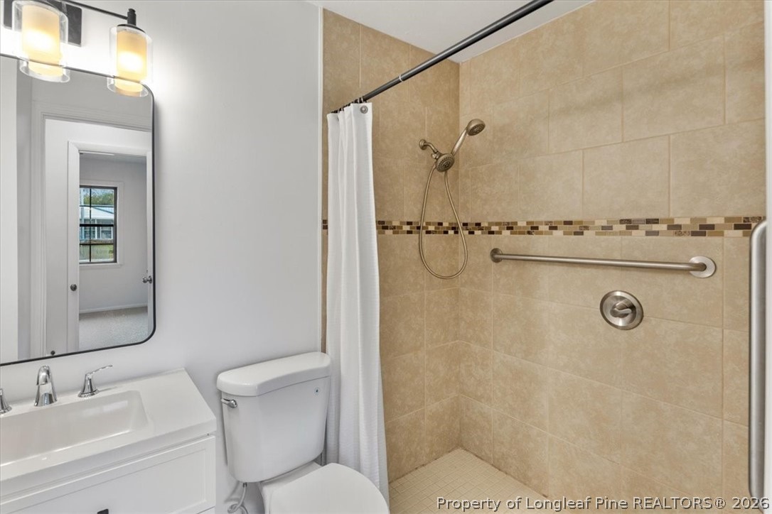 742 Newport Road Fayetteville, NC 28314 - Photo 35 of 47 Main Bathroom - Accessible Entry and Shower