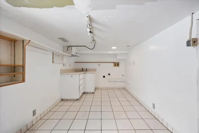 a view of a house with a door