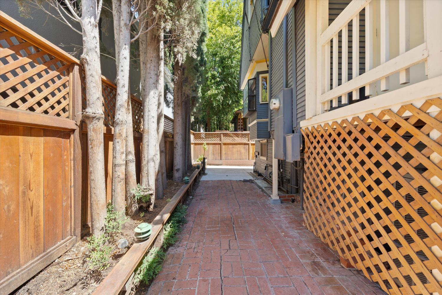 714 18th Street Sacramento, CA 95811 - Photo 41 of 43 a view of a back yard from a balcony