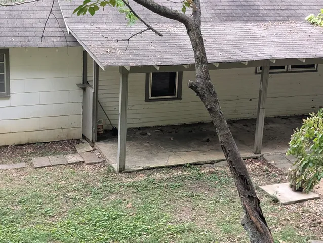 a view of outdoor space and deck