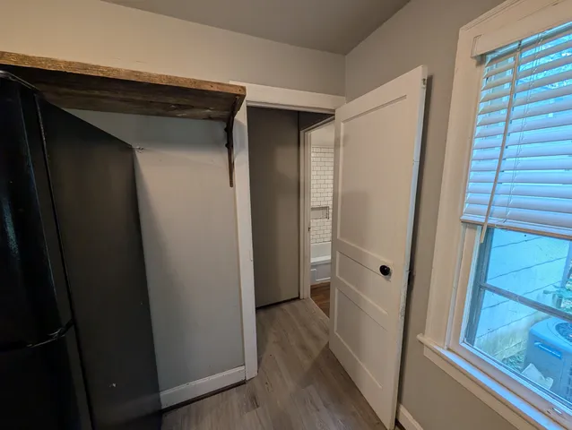 a close up of a fireplace