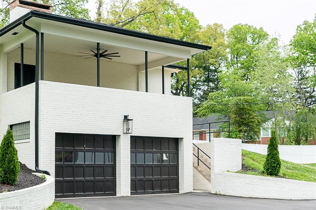 109 Grace Street Mount Airy, NC 27030 - Photo 5 of 27 Side Porch over Basement Garage