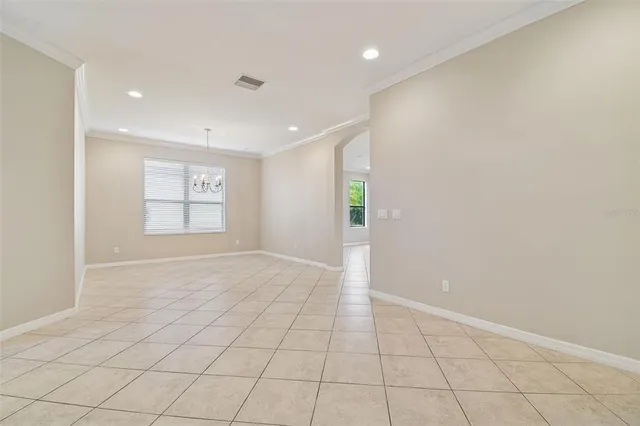 en empty room with windows