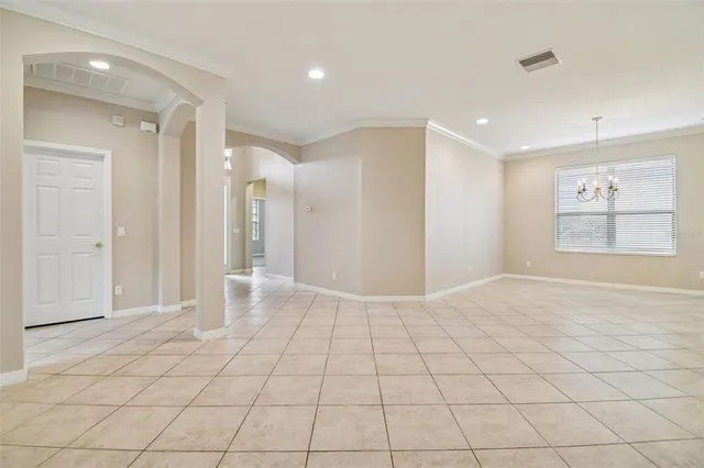 a view of empty room