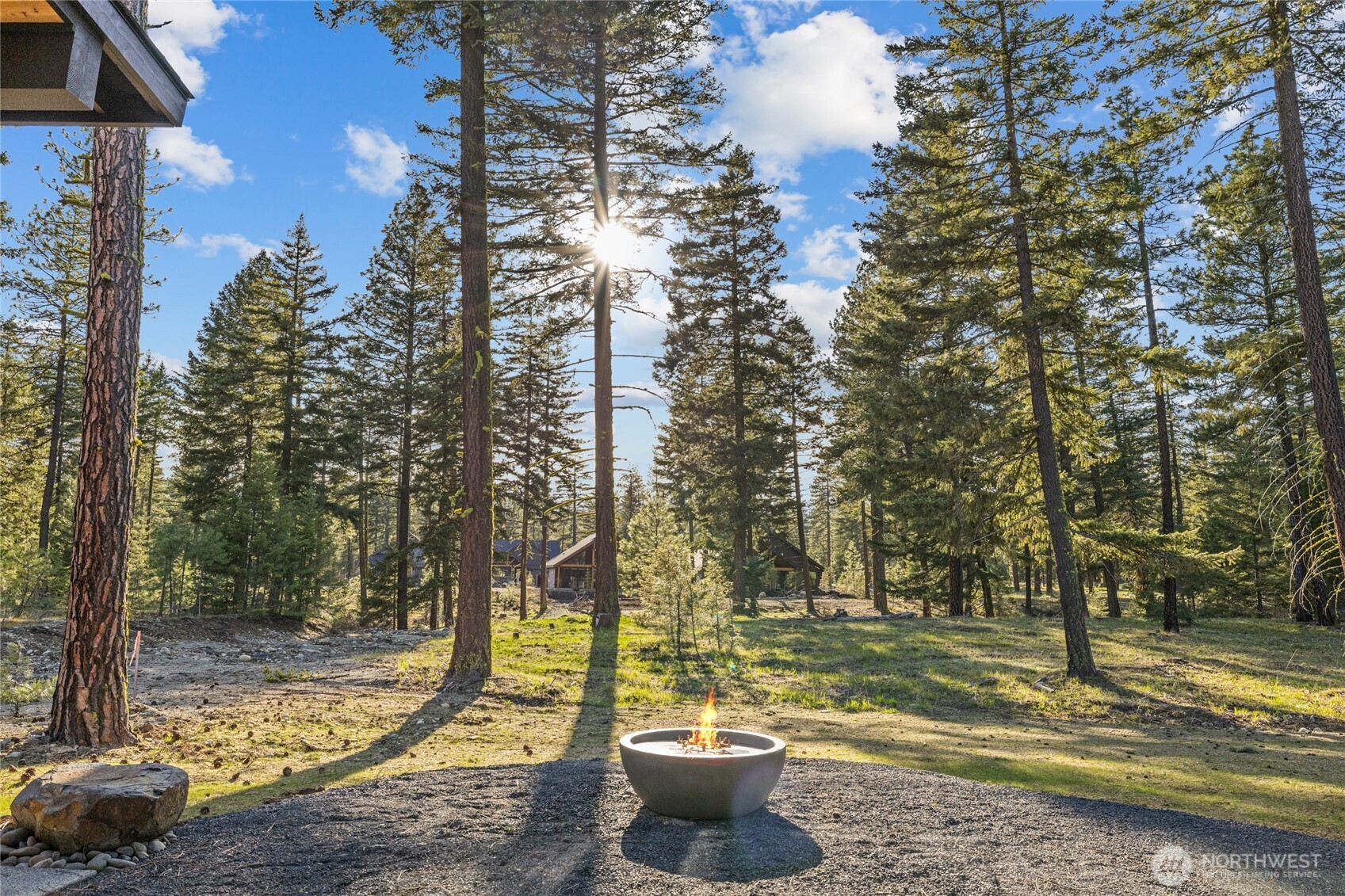 2010 Wanawish Loop Ronald, WA 98940 - Photo 25 of 28 a view of a fountain in the middle of a yard