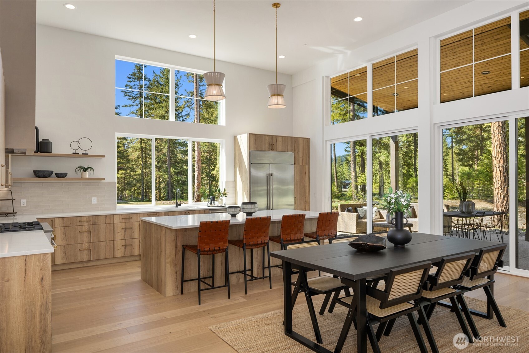 2010 Wanawish Loop Ronald, WA 98940 - Photo 10 of 28 a view of a dining room with furniture window and outside view
