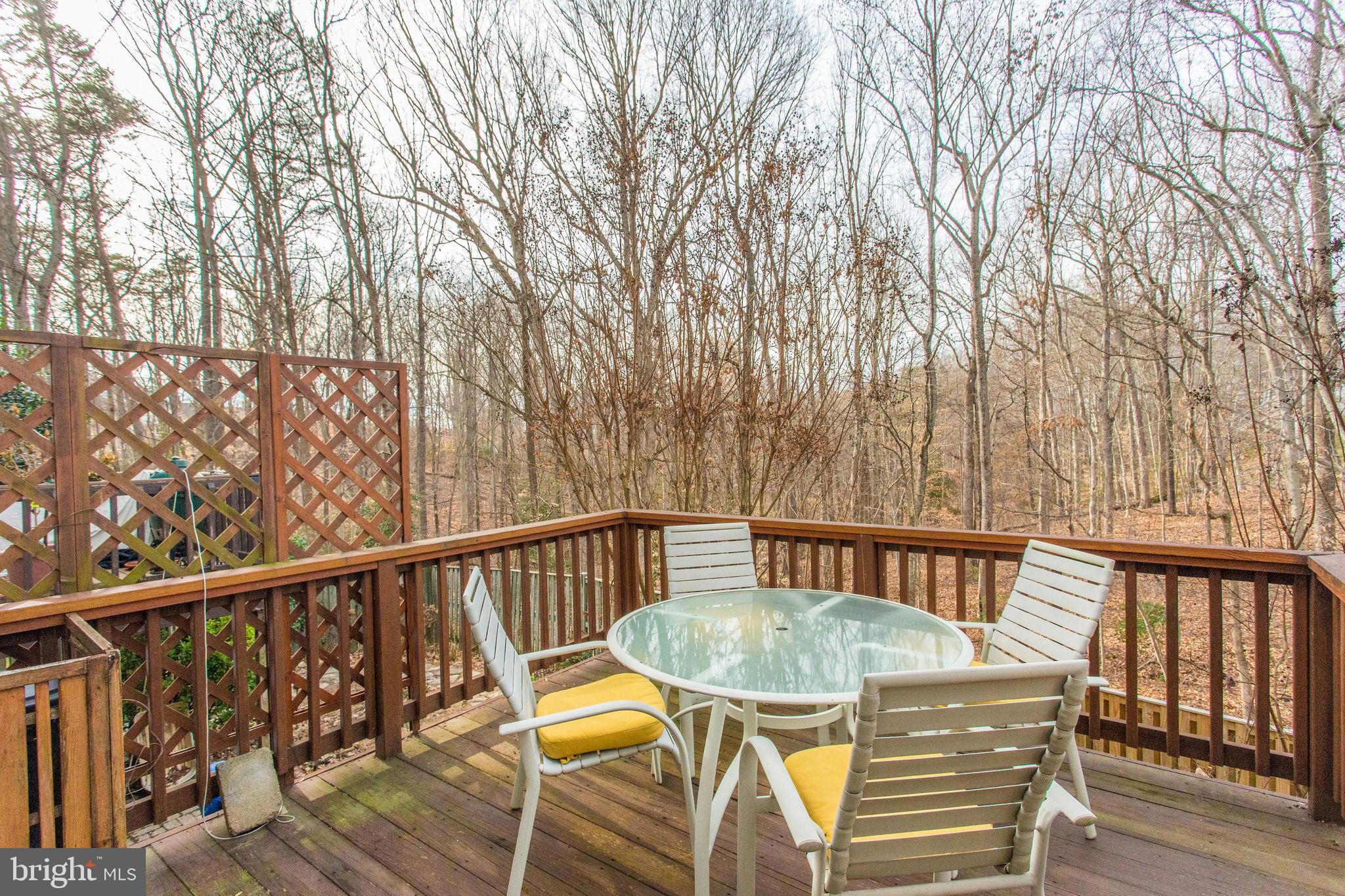 7416 Spring Tree Drive Springfield, VA 22153 - Photo 14 of 53 Great deck overlooking woody area