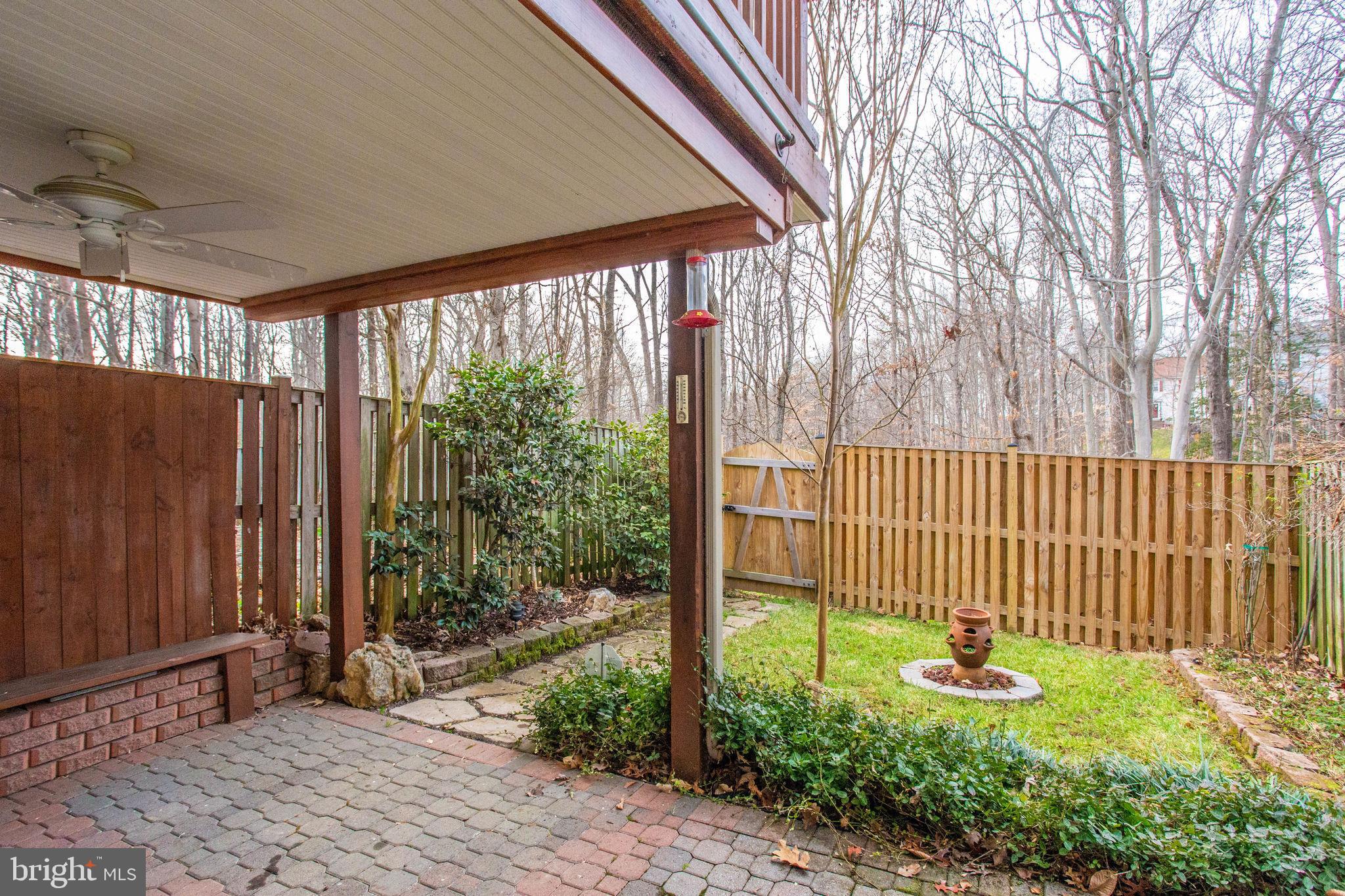 7416 Spring Tree Drive Springfield, VA 22153 - Photo 53 of 53 Private area to sit and relax, even has a fan!