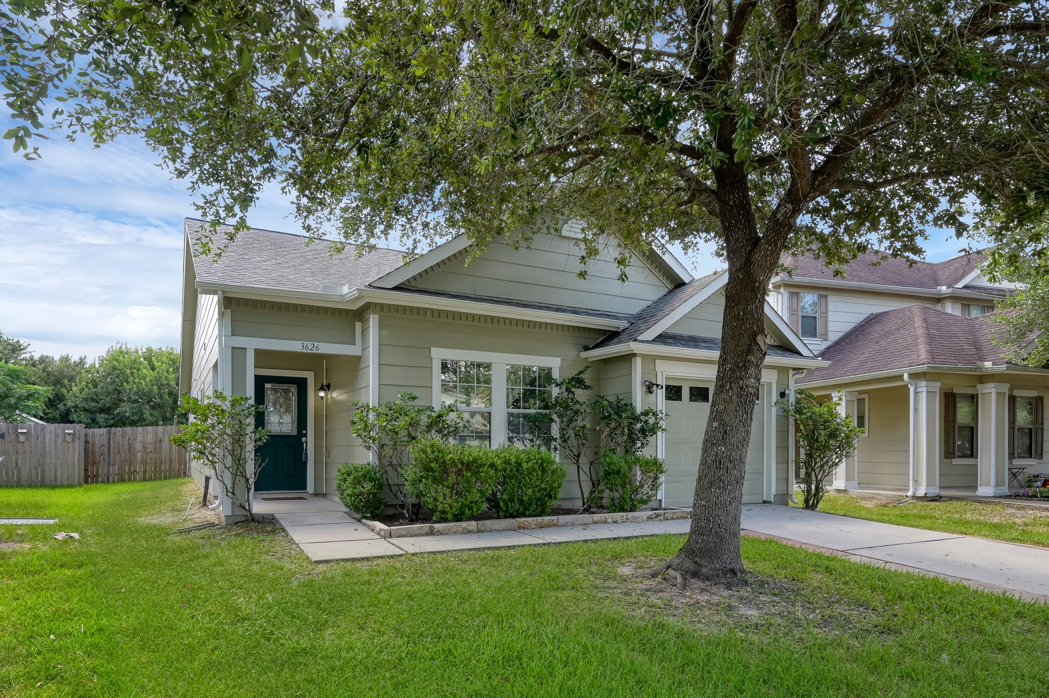 Front of the house