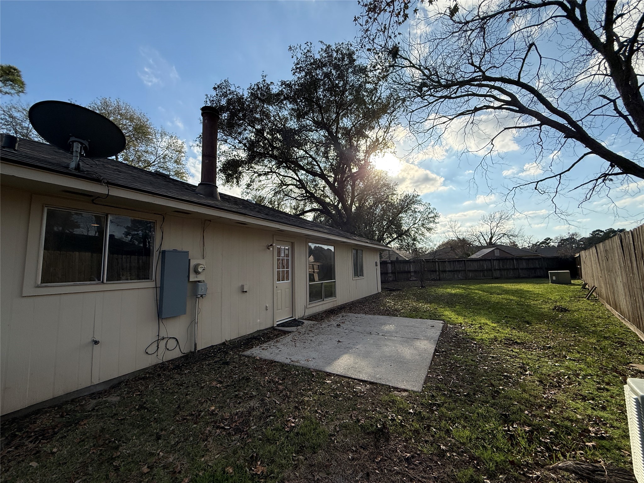 4738 Fleming Downe Lane Spring, TX 77388 - Photo 13 of 14 a view of a backyard with large trees