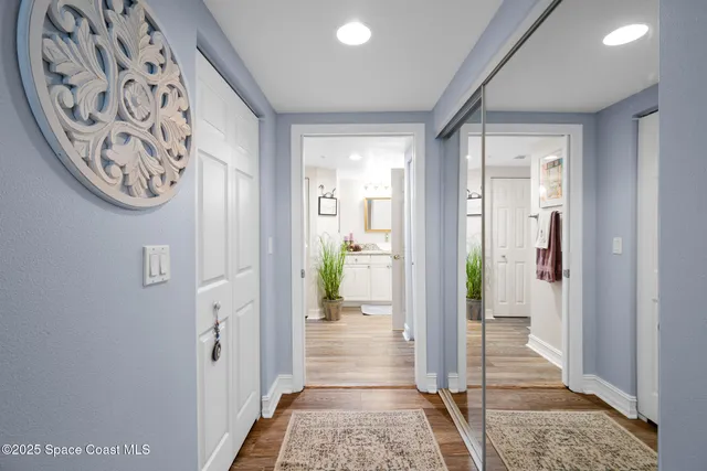 a view of a hallway with interior of the house