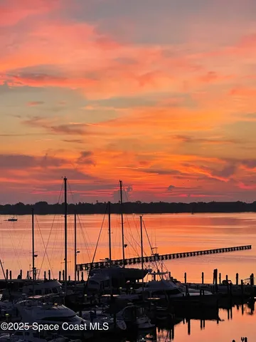 a view of an ocean and beach
